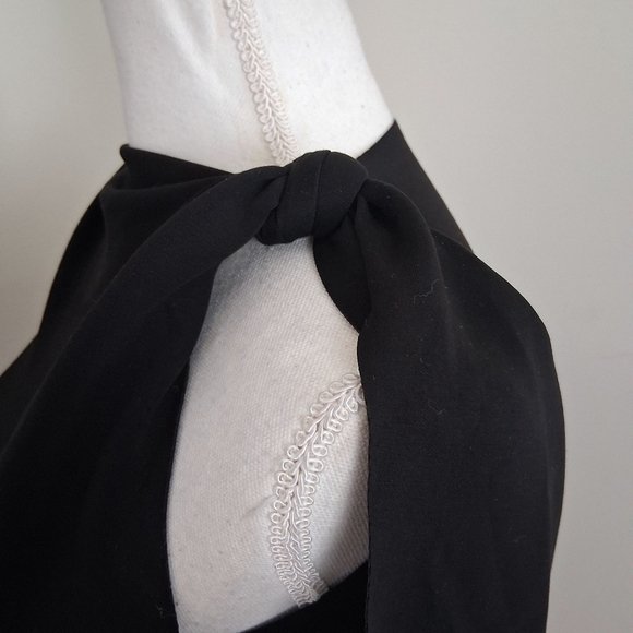 KHY Sleek Stretch Knotted Maxi Dress In  Black Size X-Small  NWT - Picture 6 of 9